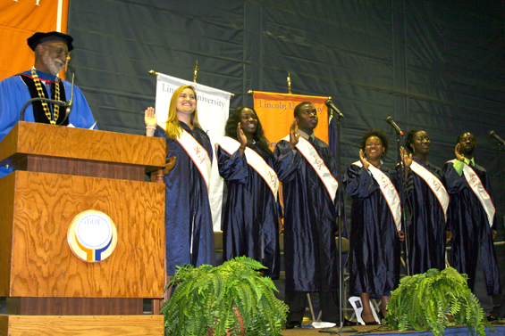 oath of office to members of the Executive Board of the Student Government Association