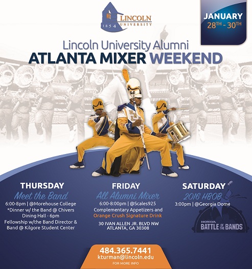 Lincoln University Alumni Atlanta Mixer Weekend