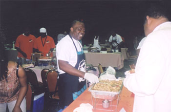 Lincoln Head Chef Cordel Allen, Gourmet Services, Inc.